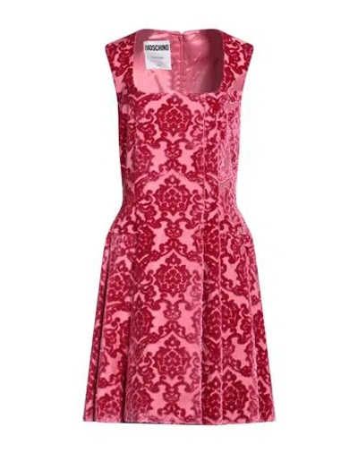 Moschino Couture Woman Midi Dress Antique Rose Size 8 Lyocell, Polyester, Cotton In Pastel Pink