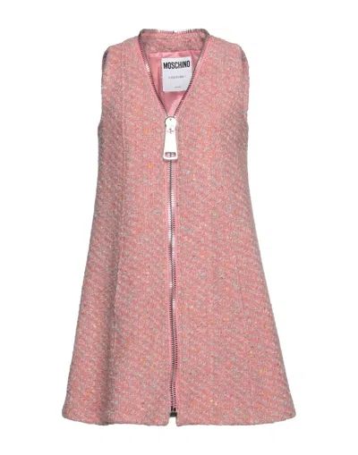Moschino Short Dresses In Pastel Pink