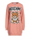 Moschino Short Dresses In Pink