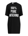 Moschino Woman Mini Dress Black Size 10 Acetate, Viscose
