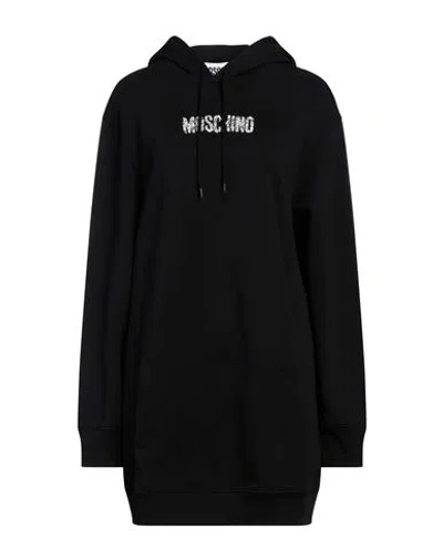 Moschino Woman Mini Dress Black Size 10 Cotton