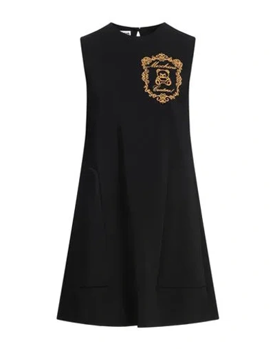 Moschino Woman Mini Dress Black Size 8 Viscose, Elastane