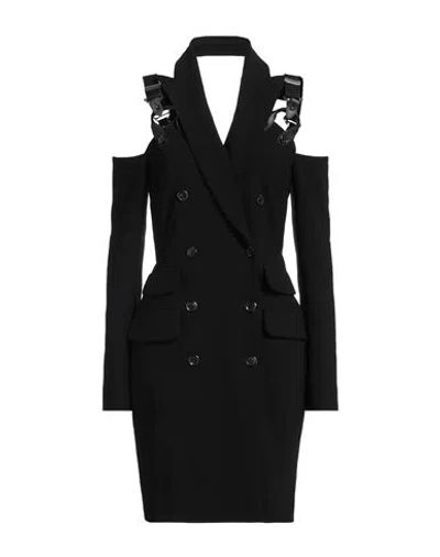 Moschino Woman Mini Dress Black Size 12 Polyester, Elastane, Polyamide