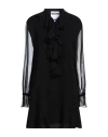 Moschino Woman Mini Dress Black Size 14 Silk