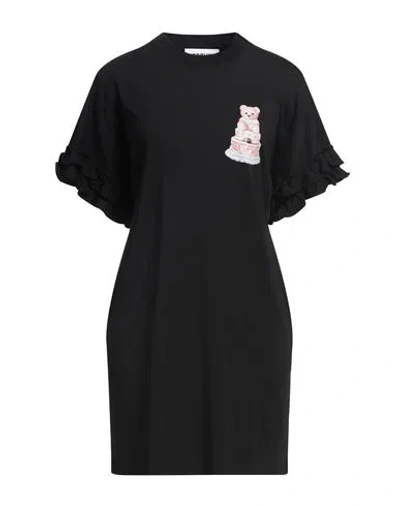 Moschino Woman Mini Dress Black Size 2 Cotton