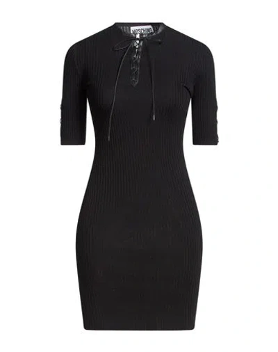 Moschino Woman Mini Dress Black Size 2 Virgin Wool
