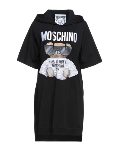 Moschino Short Dresses In Black