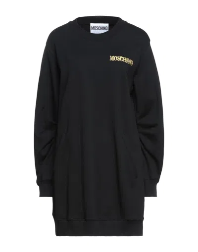 Moschino Short Dresses In Black