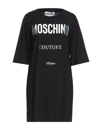 Moschino Woman Mini Dress Black Size 6 Cotton