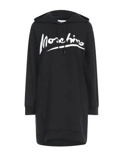 Moschino Woman Mini Dress Black Size 6 Cotton, Elastane