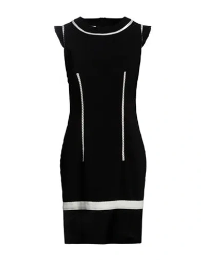 Moschino Woman Mini Dress Black Size 6 Polyester, Polyurethane
