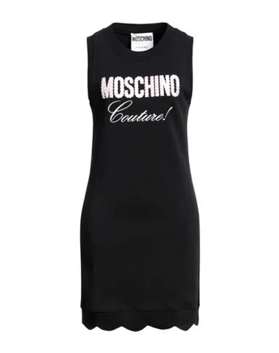 Moschino Woman Mini Dress Black Size 8 Cotton