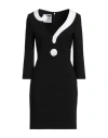 Moschino Crepe House Symbols Dress!? In Black