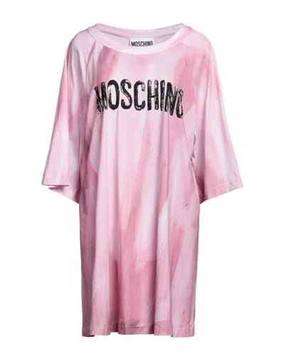 Moschino Woman Mini Dress Pink Size 10 Cotton