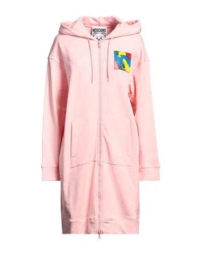 Moschino Woman Mini Dress Pink Size 10 Cotton