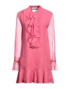 Moschino Woman Mini Dress Pink Size 10 Silk In Pink