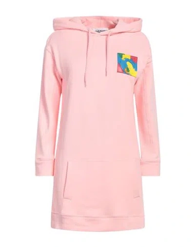 Moschino Woman Mini Dress Pink Size 10 Cotton