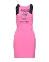 Moschino Short Dresses In Pink