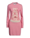 Moschino Short Dresses In Pink