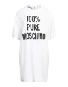Moschino Woman Mini Dress White Size 14 Acetate, Viscose