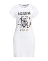 Moschino Teddy Bear-motif Cotton T-shirt Dress In White