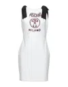 Moschino Short Dresses In White