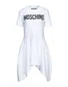 Moschino Short Dresses In White