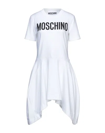 Moschino Short Dresses In White