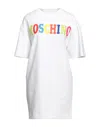 Moschino Short Dresses In White