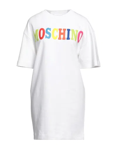 Moschino Short Dresses In White