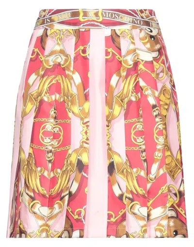 Moschino Mini Skirts In Pink