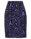 Moschino Ladies Moire Effect Print Cotton Viscose Mini Skirt