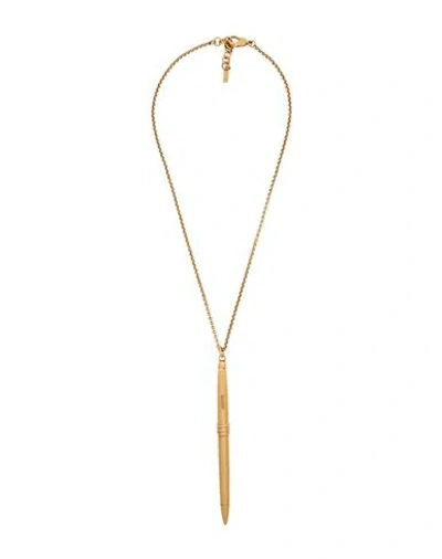 Moschino Woman Necklace Gold Size - Brass