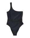 Moschino Woman One-piece Swimsuit Black Size 4 Polyamide, Elastane In Black