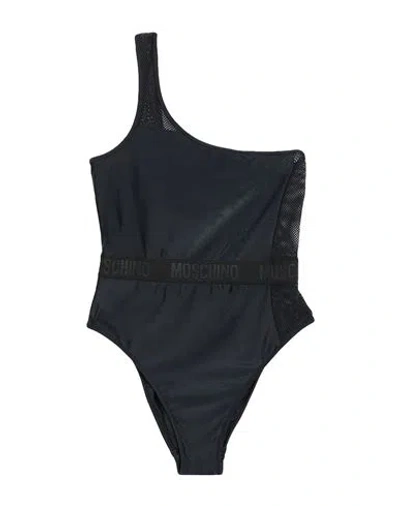 Moschino Woman One-piece Swimsuit Black Size 4 Polyamide, Elastane