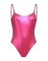 Moschino Woman One-piece Swimsuit Fuchsia Size 6 Polyamide, Elastane In Pink