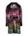 Moschino Ladies Glitter Polka-dot Trench Coat In Black