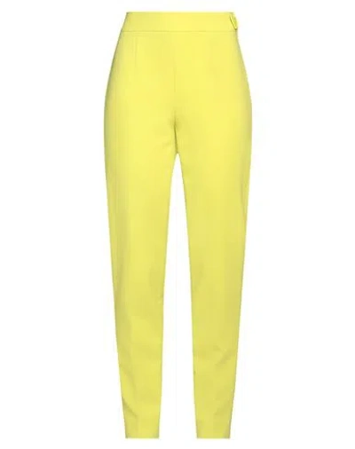 Moschino Woman Pants Lime Green Size 8 Polyester, Polyurethane