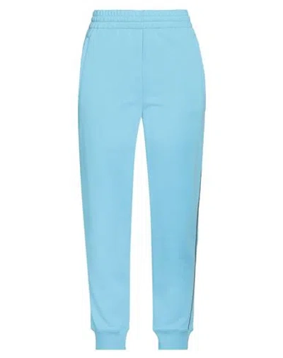Moschino Woman Pants Azure Size 6 Cotton In Blue
