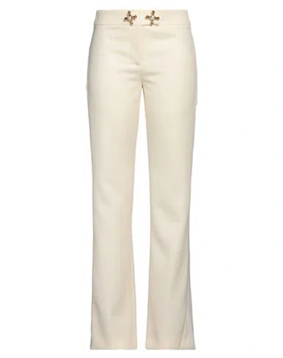 Moschino Woman Pants Beige Size 4 Virgin Wool