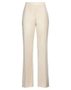 Moschino Woman Pants Beige Size 10 Virgin Wool In Beige