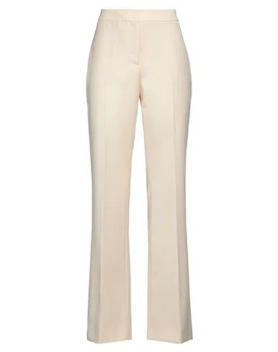Moschino Woman Pants Beige Size 10 Virgin Wool