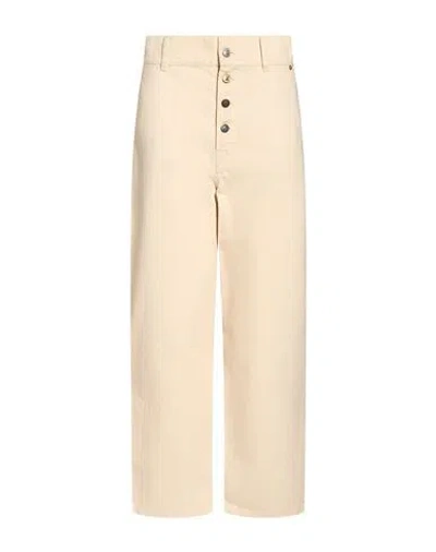 Moschino Woman Pants Beige Size 8 Cotton In Sand