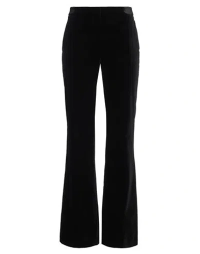 MOSCHINO MOSCHINO WOMAN PANTS BLACK SIZE 10 COTTON, ELASTANE