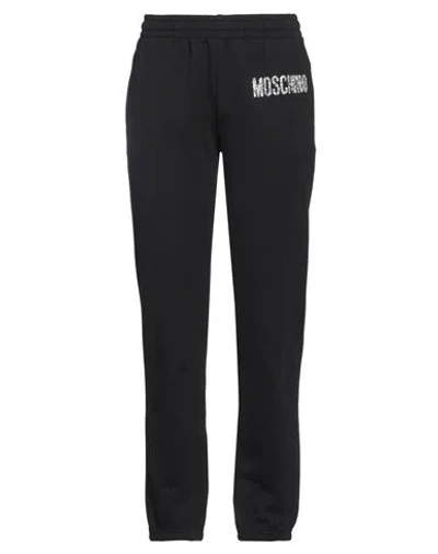 Moschino Woman Pants Black Size 10 Organic Cotton