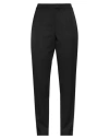 Moschino Woman Pants Black Size 10 Virgin Wool, Polyester In Black