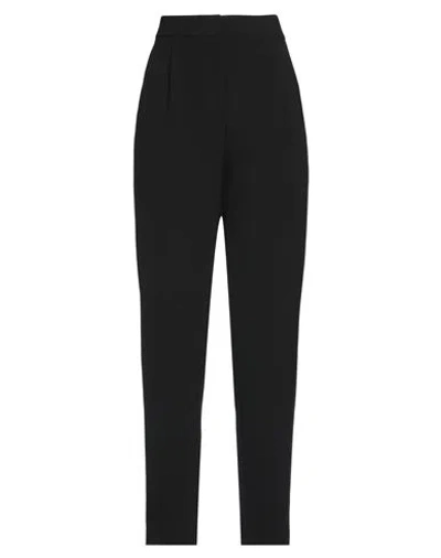 Moschino Woman Pants Black Size 12 Polyester, Elastane