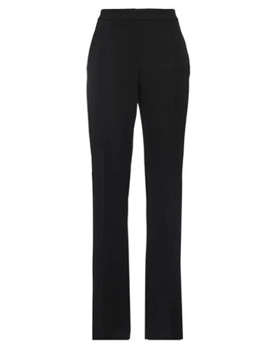 Moschino Woman Pants Black Size 12 Virgin Wool, Polyester
