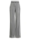 Moschino Woman Pants Black Size 12 Viscose In Pattern