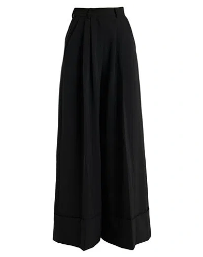 Moschino Woman Pants Black Size 6 Polyester, Polyurethane